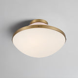 Crystorama Xander 2 Light Vibrant Gold + Blush Flush Mount