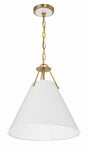Crystorama Xavier 3 Light Vibrant Gold Pendant