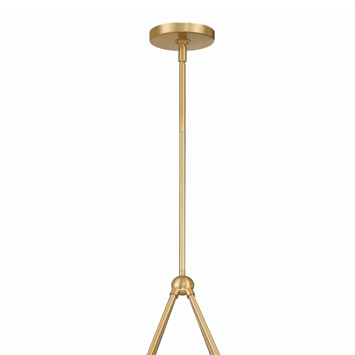 Crystorama Xavier 4 Light Vibrant Gold Chandelier