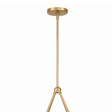 Crystorama Xavier 4 Light Vibrant Gold Chandelier