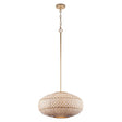 Crystorama Zanzibar 4 Light Soft Gold Pendant