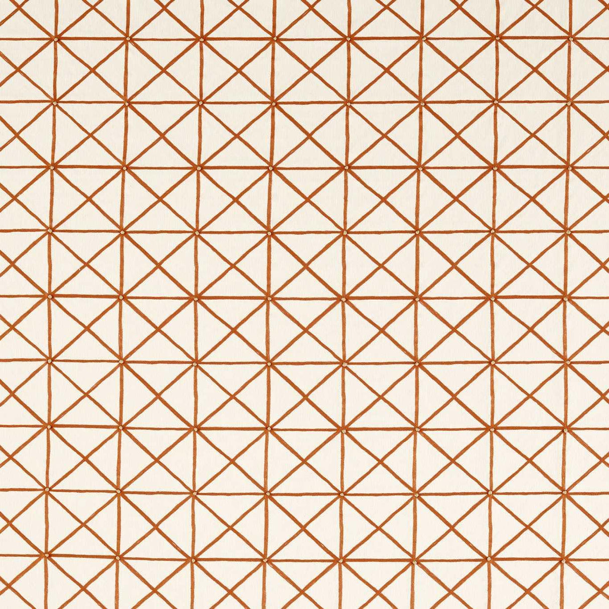 Harlequin Kado Frost/Paprika Fabric