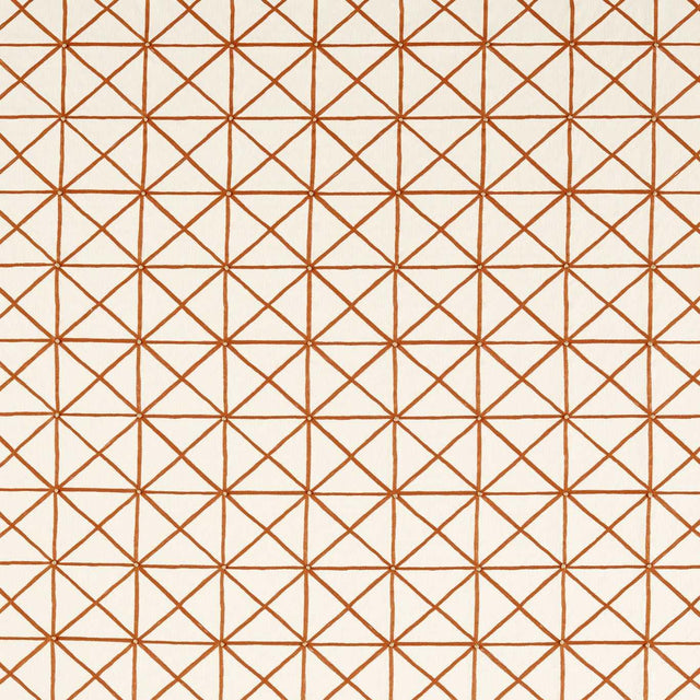 Harlequin Kado Frost/Paprika Fabric