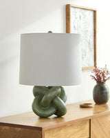 Livabliss Burkina BKI-003 22"H x 15"W x 15"D Table Lighting
