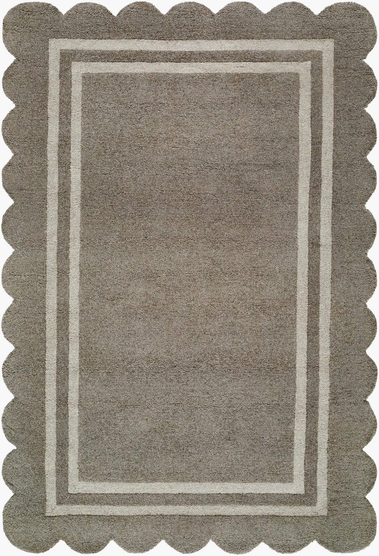 Livabliss Scalloped SCP-2302 9' x 12' Handmade Rug