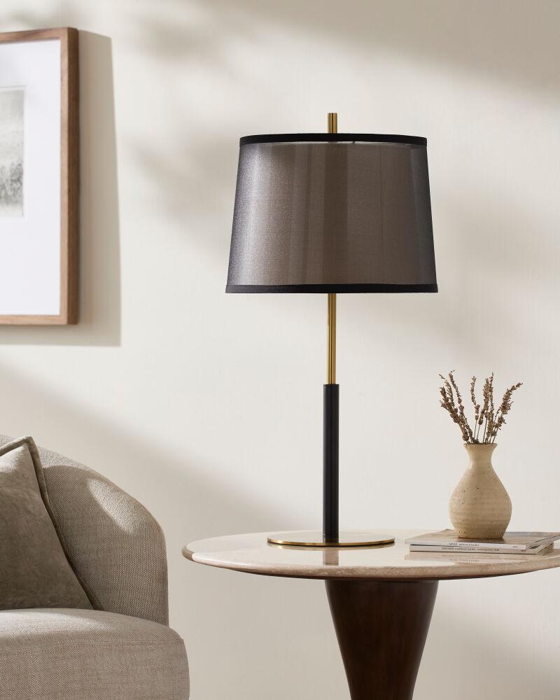 Livabliss Tanza TZA-001 26"H x 13"W x 13"D Table Lighting