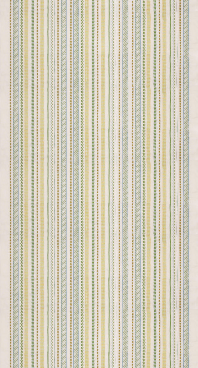 G P & J Baker TUDOR STRIPE GREEN Drapery Fabric