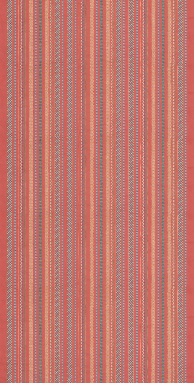 G P & J Baker TUDOR STRIPE RED Drapery Fabric