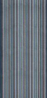 G P & J Baker TUDOR STRIPE INDIGO Drapery Fabric