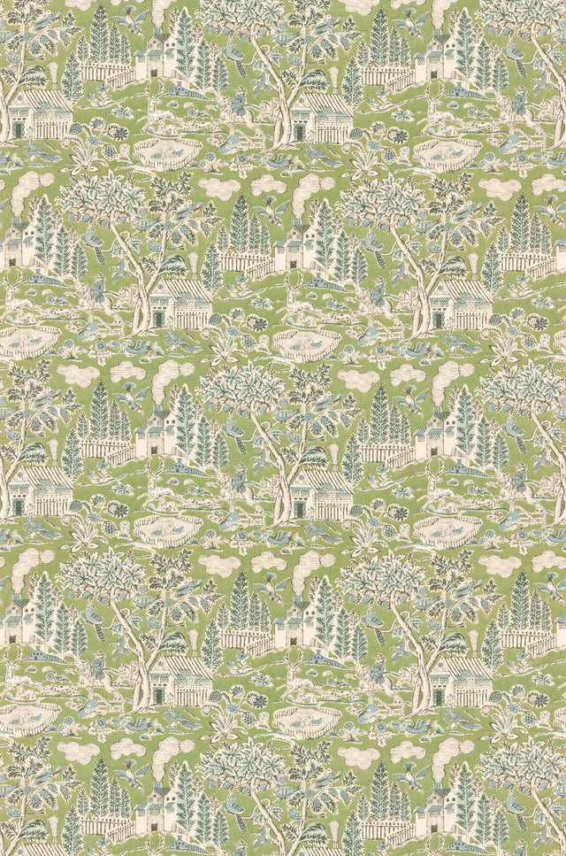 G P & J Baker HOME PARK EMERALD Fabric