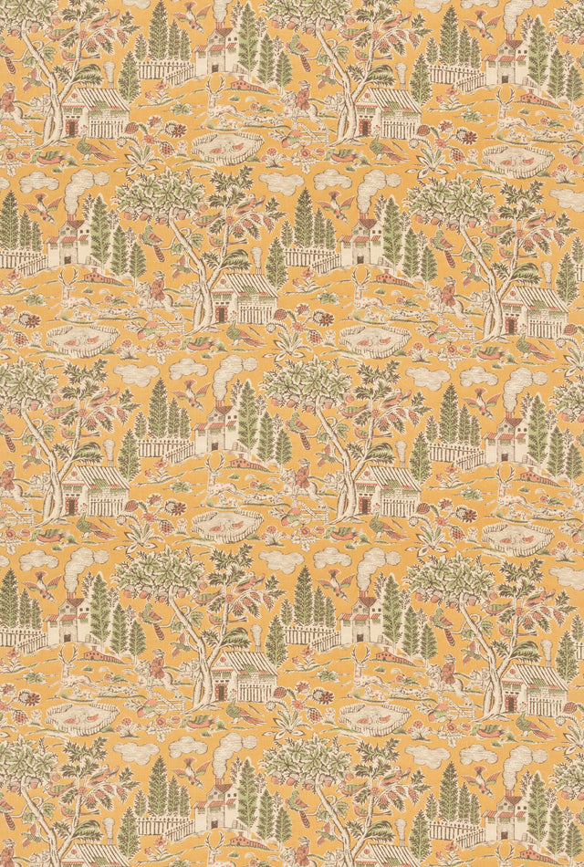 G P & J Baker HOME PARK OCHRE Fabric