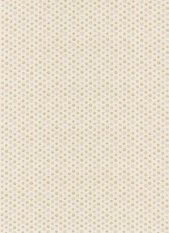 G P & J Baker COURT BUTTONS BLUE/GREEN Fabric