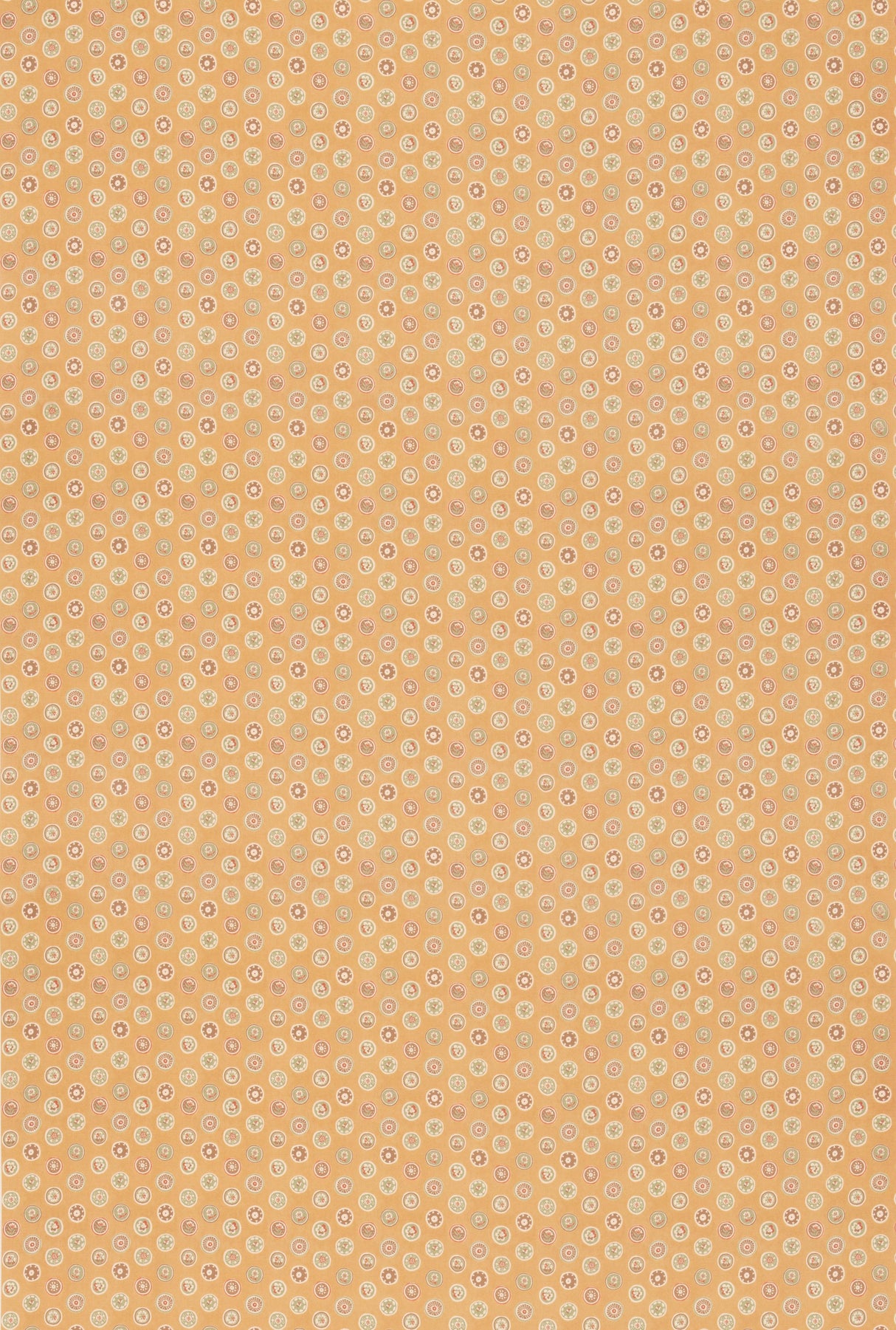 G P & J Baker COURT BUTTONS OCHRE Fabric