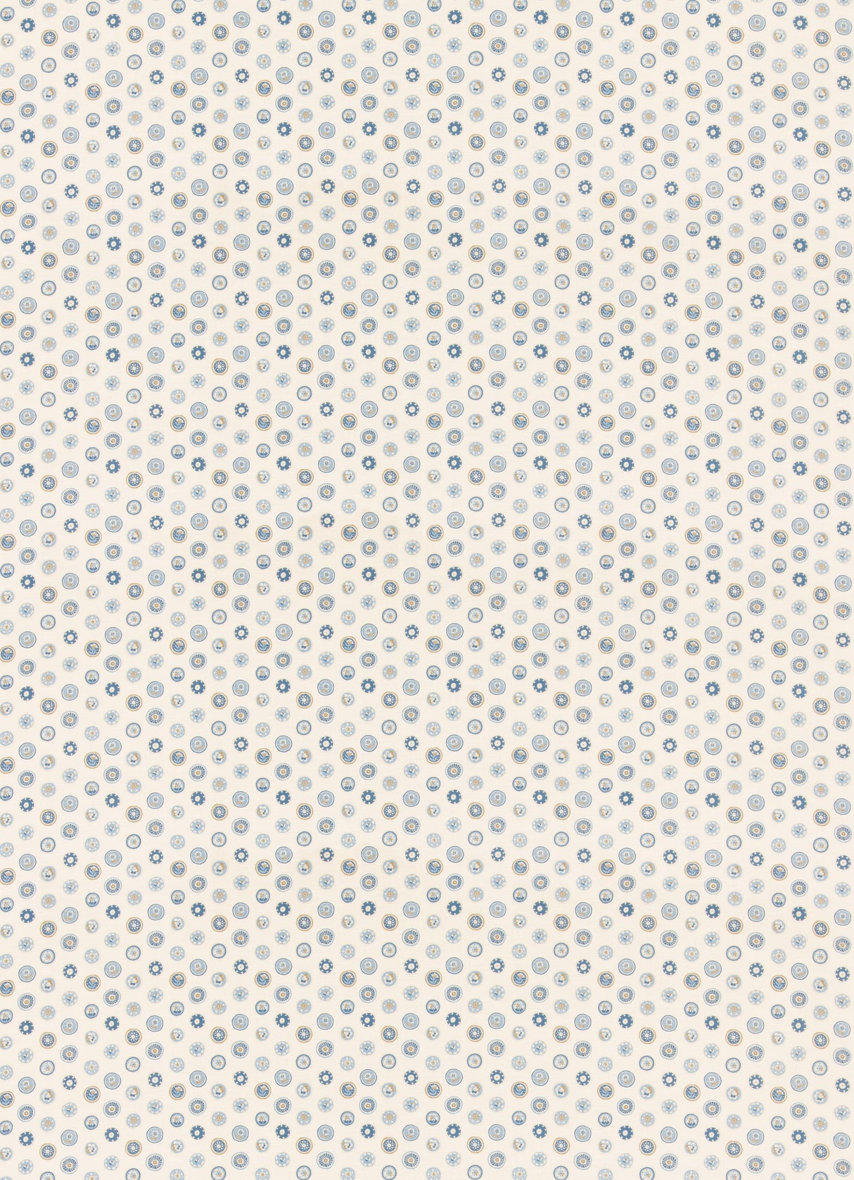 G P & J Baker COURT BUTTONS BLUE Fabric