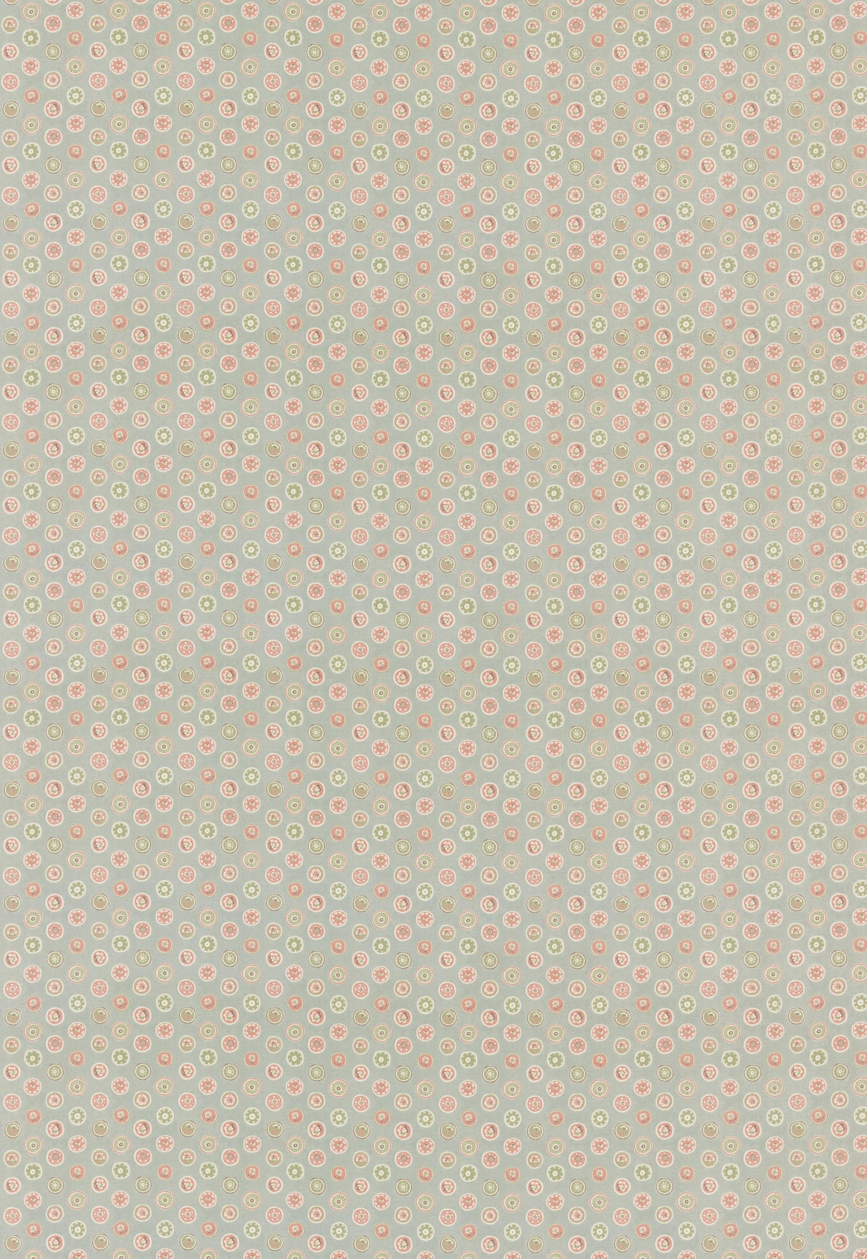 G P & J Baker COURT BUTTONS AQUA Fabric