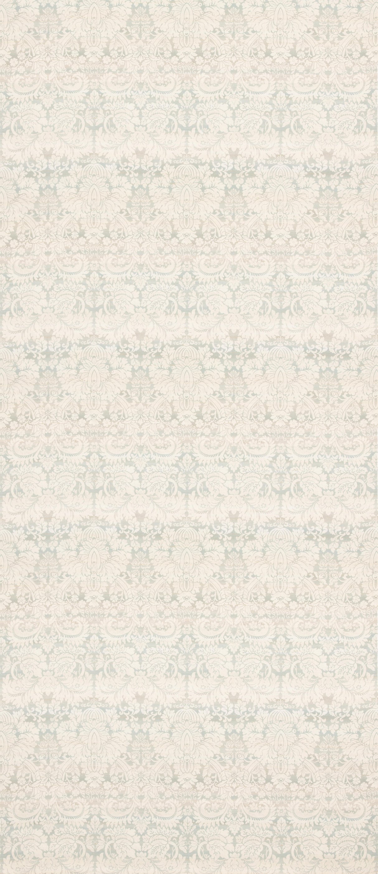 G P & J Baker QUEEN'S DAMASK AQUA Fabric