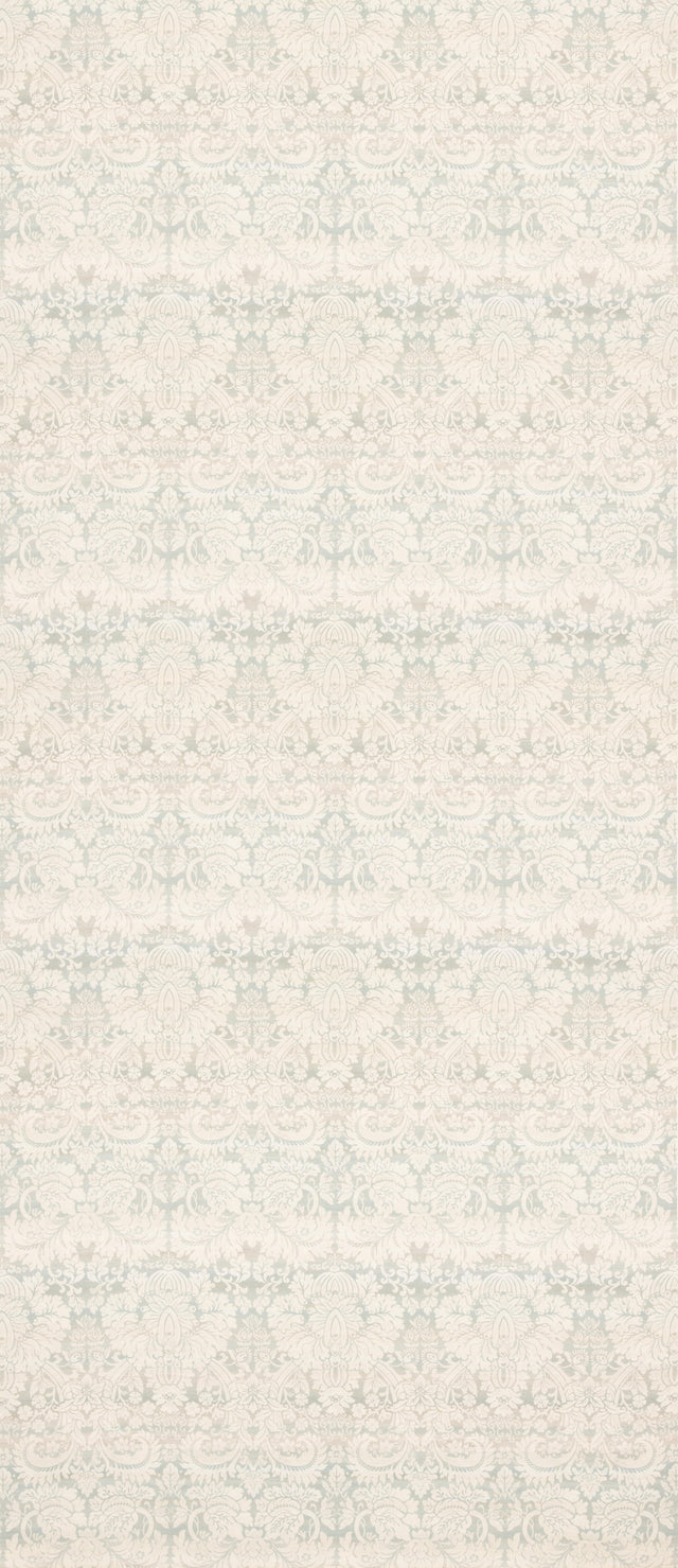 G P & J Baker QUEEN'S DAMASK AQUA Fabric