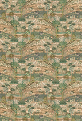 G P & J Baker PALACE TAPESTRY ROYAL GREEN Fabric