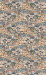 G P & J Baker PALACE TAPESTRY ROYAL BLUE Fabric