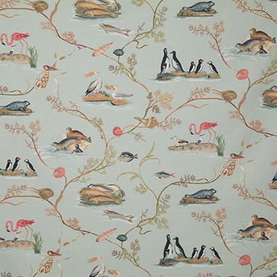 Pindler CAPITAN AQUA Fabric
