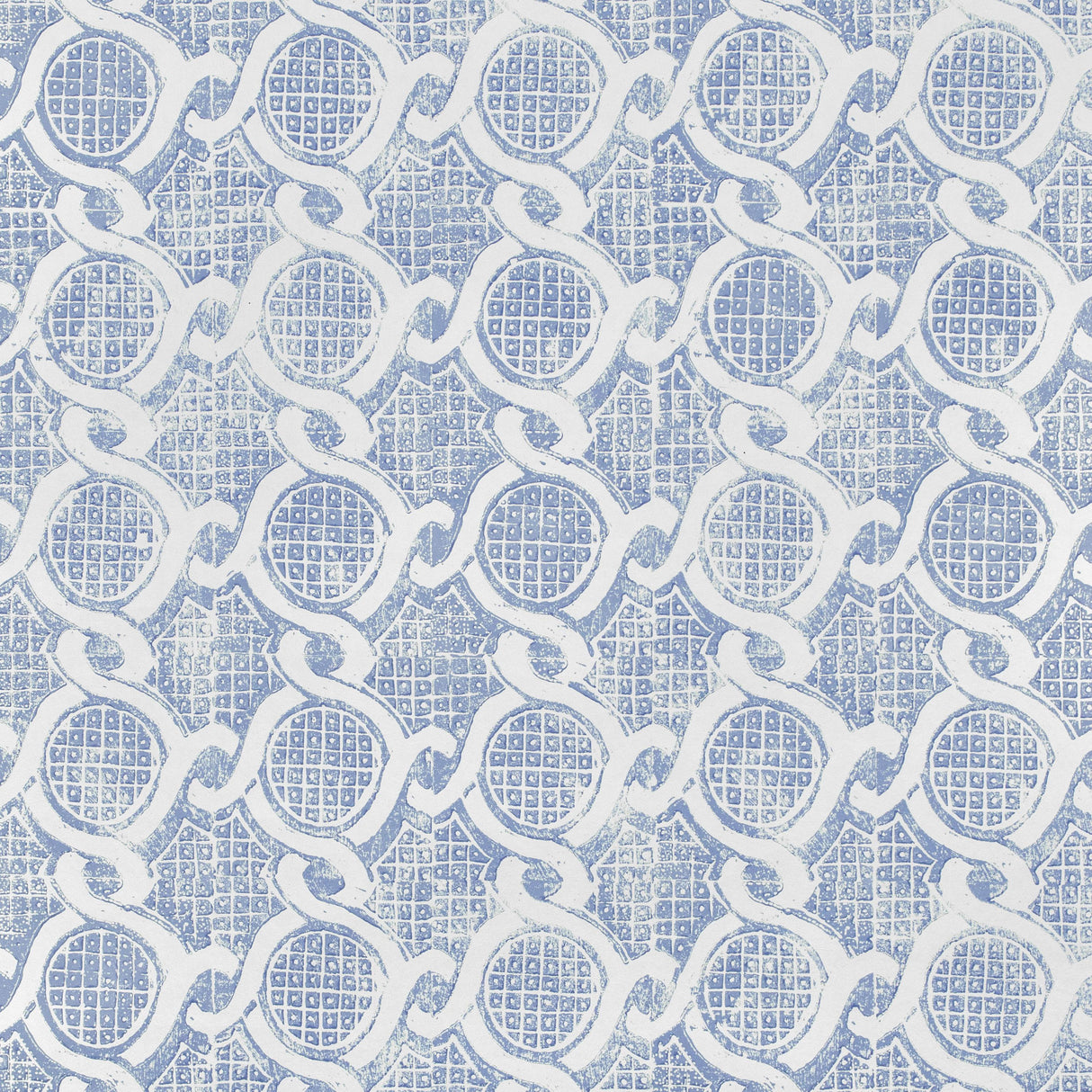 Lee Jofa CHAIN WALLPAPER BLUE Wallpaper