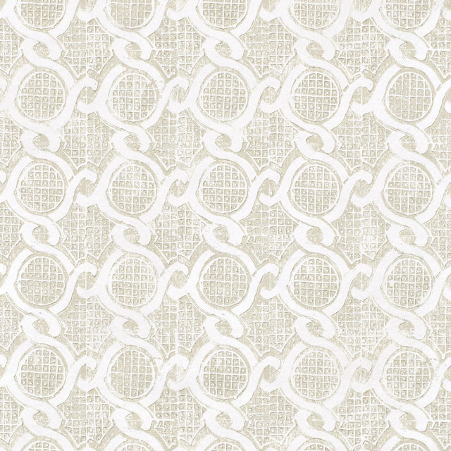 Lee Jofa CHAIN WALLPAPER SAND Wallpaper