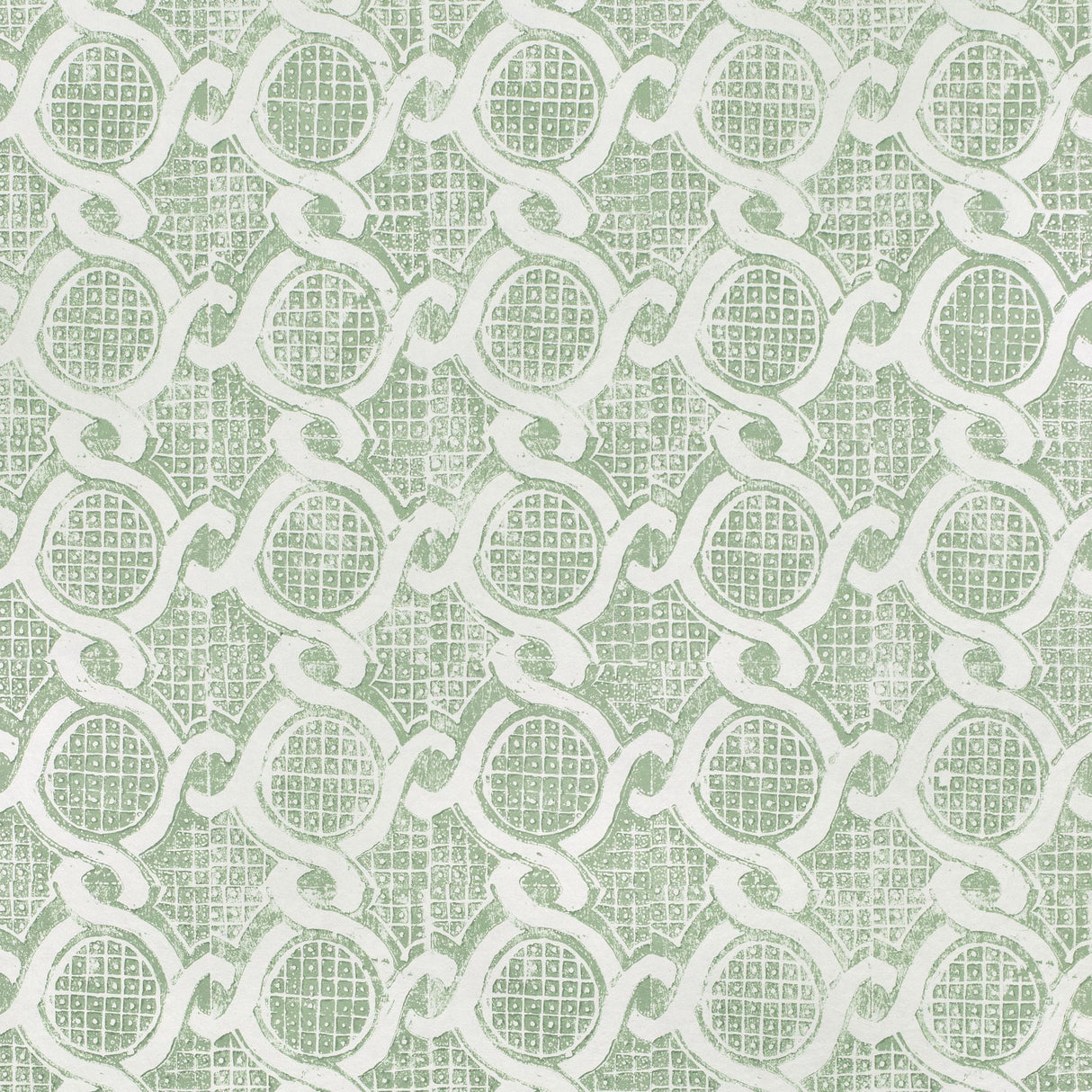 Lee Jofa CHAIN WALLPAPER GREEN Wallpaper