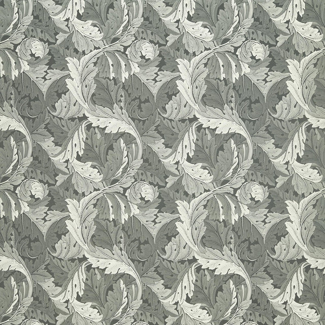 Clarke & Clarke ACANTHUS JACQUARD SLATE Upholstery Fabric