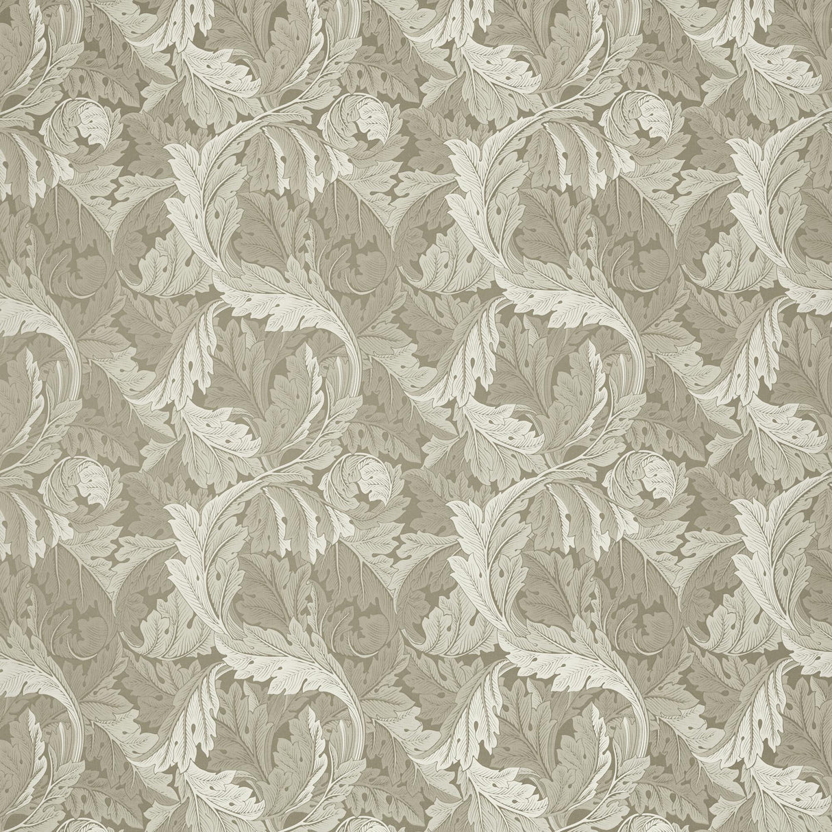 Clarke & Clarke ACANTHUS JACQUARD NATURAL Upholstery Fabric