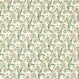 Clarke & Clarke GOLDEN LILY EMBROIDERY LINEN/TEAL Drapery Fabric