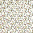 Clarke & Clarke GOLDEN LILY EMBROIDERY PLUM/DENIM Drapery Fabric