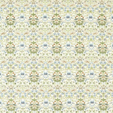 Clarke & Clarke STRAWBERRY THIEF EMBROIDERY APPLE/BLUE Drapery Fabric