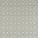 Clarke & Clarke STRAWBERRY THIEF EMBROIDERY SLATE/BLUSH Drapery Fabric