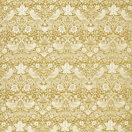 Clarke & Clarke STRAWBERRY THIEF JACQUARD CHARTREUSE Drapery Fabric