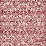 Clarke & Clarke STRAWBERRY THIEF JACQUARD PLUM Drapery Fabric