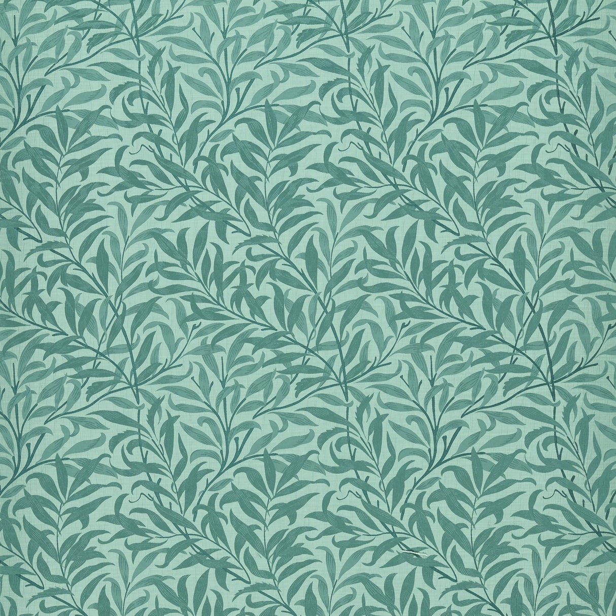 Clarke & Clarke WILLOW BOUGHS JACQUARD TEAL Drapery Fabric