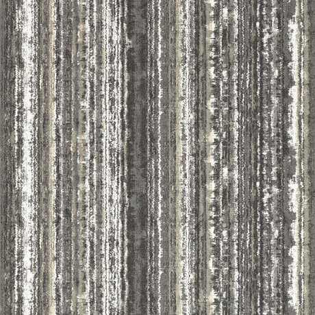 Clarke & Clarke STRIATUS CHARCOAL GILVER WP Wallpaper
