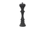 Phillips Collection King Chess Sculpture, Cast Stone Black, Small Black Accent