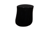 Phillips Collection Mellow Gel Coat Black Side Table
