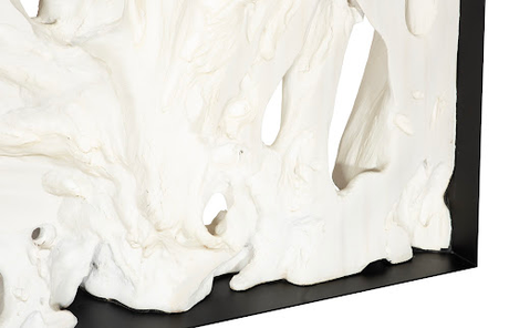 Phillips Collection Cast Root Framed  Table, Resin Faux Bleached Console