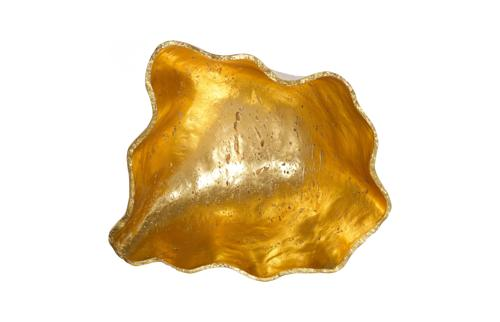 Phillips Collection Cast Onyx Gold Leaf Large Bowl