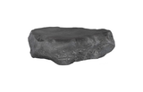 Phillips Collection Cast Boulder Charcoal Stone Small Coffee Table