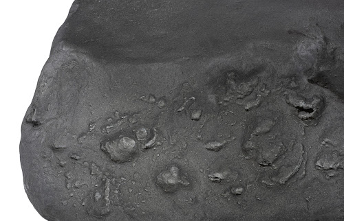 Phillips Collection Cast Boulder Charcoal Stone Large Coffee Table