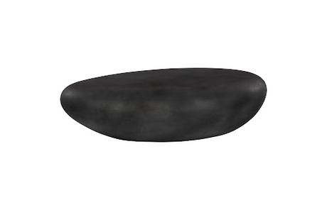 Phillips Collection River Stone Charcoal Stone Extra Large Coffee Table