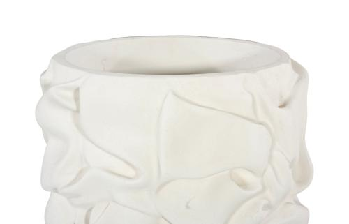Phillips Collection Drape , White Stone SM Planter