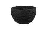 Phillips Collection Crater Black Stone Planter