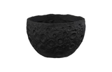 Phillips Collection Crater Black Stone Planter