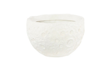 Phillips Collection Crater White Stone Planter