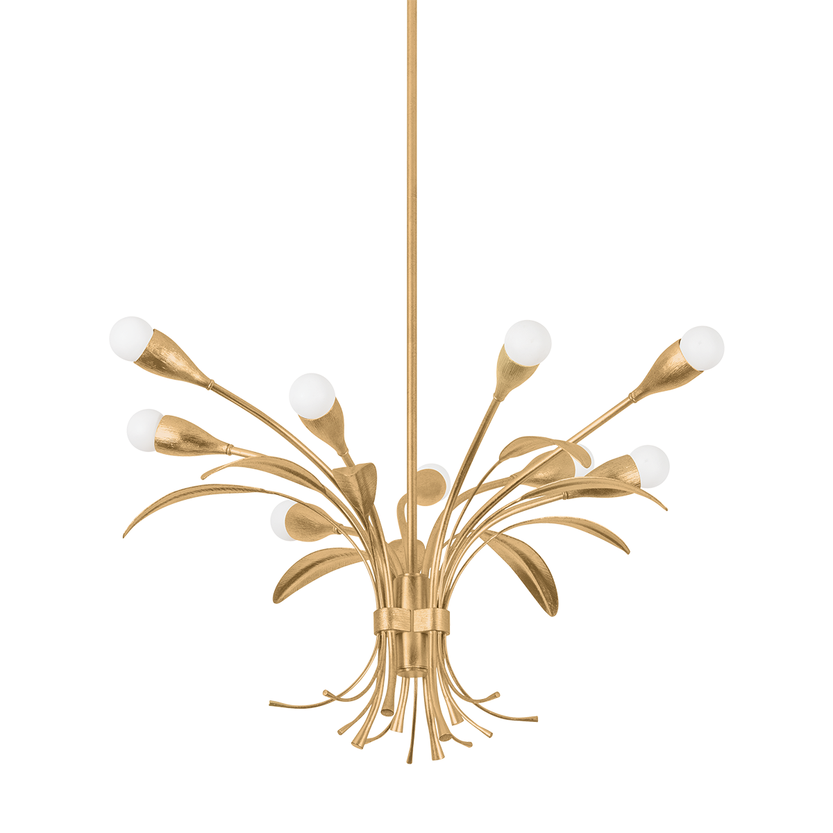 Hudson Valley Lighting Bilston Vintage Gold Leaf 28W x 28L x 19H Chandelier