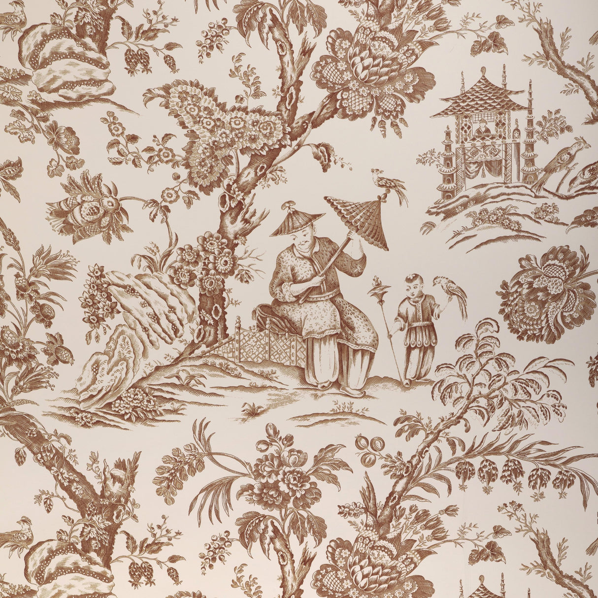 Brunschwig & Fils MARCEL BROWN Wallpaper
